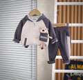 Boys teddybear track jacket with pants set