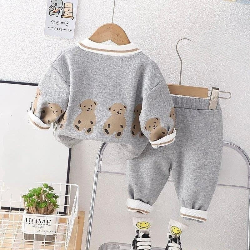 Boys Teddybear T-Shirt with Pant Set