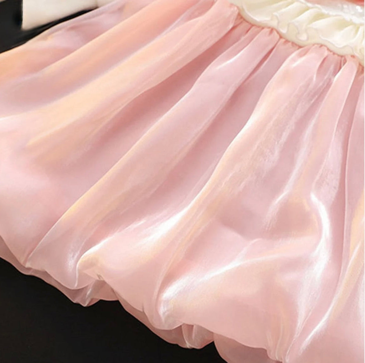 Girls Pink Partywear